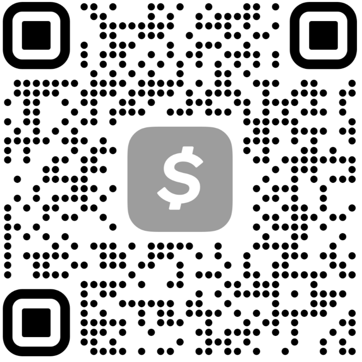 Cash App giving QR code from the 5 Fold Training Center website